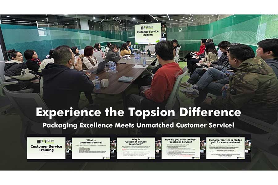 Topsion Packaging Amplifies Customer Service with Innovative Approach